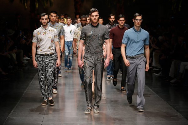В Милане организовали мужскую Неделю мод