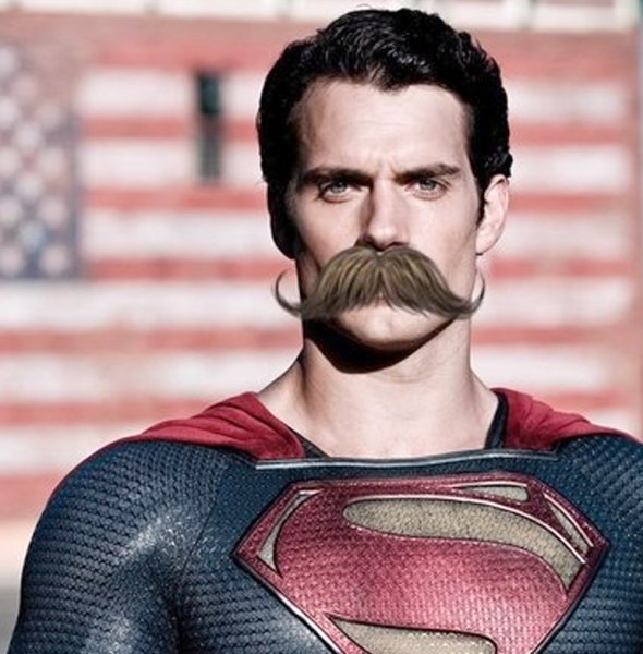 Исполнитель роли Супермена сбрил самые дорогие усы в истории кино