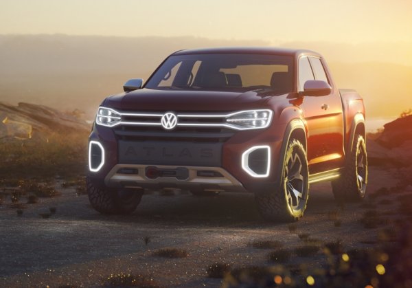 Пикап Volkswagen Atlas Tanoak на базе Teramont показали в Нью-Йорке