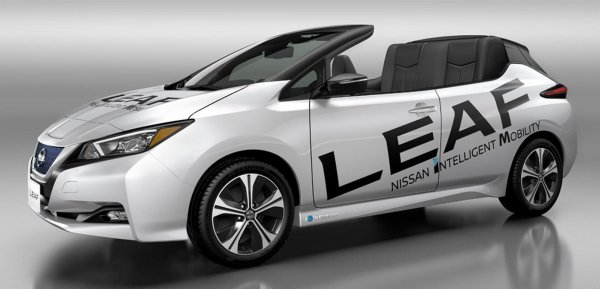 Новому Nissan Leaf «снесло крышу»