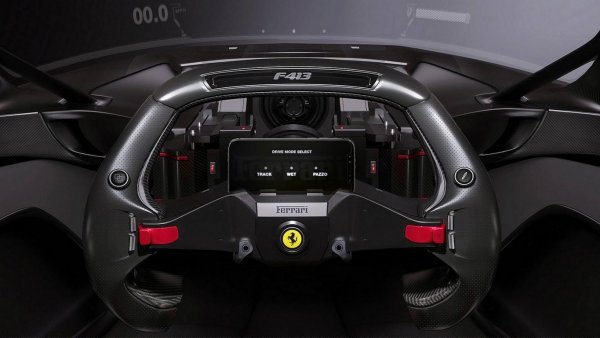 Представлен рендер будущего гиперкара-НЛО от Ferrari