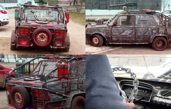 «Дьявольская Копейка»: «Адовый» тюнинг ВАЗ-2101 в стиле «Безумного Макса» показали в сети