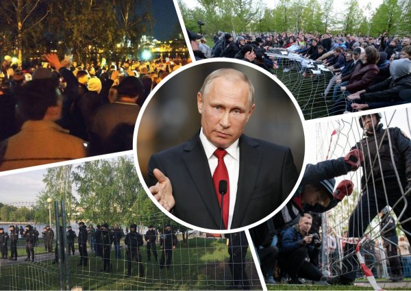 Послушали Путина: Из-за «оппозиционного майдана» власти Екатеринбурга согласились на опрос по храму