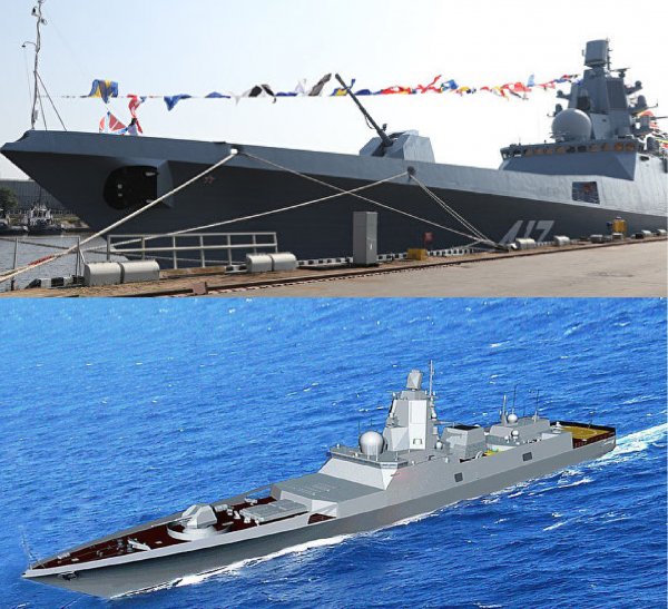 Современный российский фрегат «Адмирал Касатонов» вернулся в море для испытаний