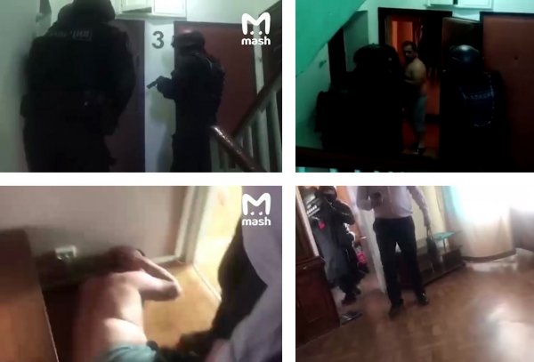 Видео задержания подозреваемого в убийстве спецназовца появилось в Сети
