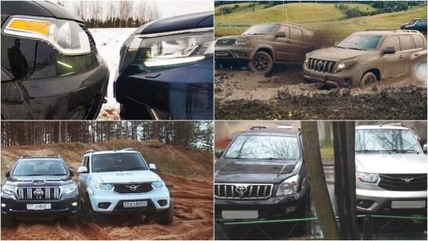 Русско-японская война 2.0: Как УАЗ «Патриот» побеждает Toyota Land Cruiser Prado — на бездорожье пафос ни к чему