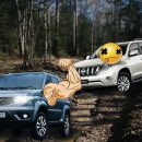 Русско-японская война 2.0: Как УАЗ «Патриот» побеждает Toyota Land Cruiser Prado — на бездорожье пафос ни к чему